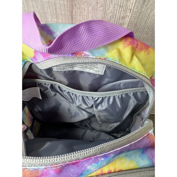 L L Bean Explorer Tie Dye Kids Backpack w/ Multiple Compartments & Adj Straps - Picture 4 of 12